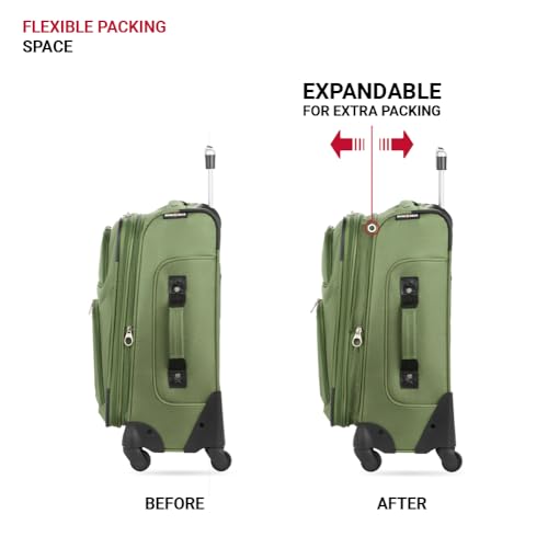 SwissGear Sion Softside Expandable Luggage, Black, 29-Inch C81483