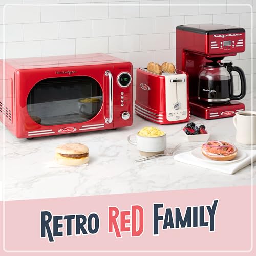 Nostalgia Retro 12-Cup Programmable Coffee Maker with LED Display, Aqua S6557