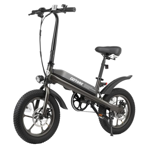 Gotrax S3 Electric Bike, 750W Peak Motor, 25 Miles Range, Folding Fat Tire E-Bike B18421