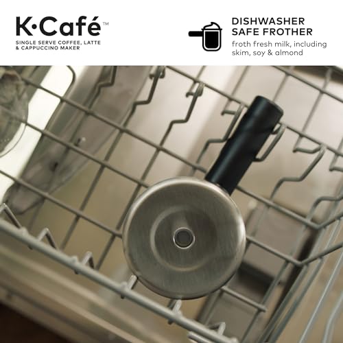 Keurig K-Cafe Single-Serve Coffee, Latte & Cappuccino Maker with Milk Frother, Dark Charcoal H6761