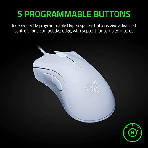 Razer DeathAdder Essential Gaming Mouse, 6400 DPI Optical Sensor, Black B344
