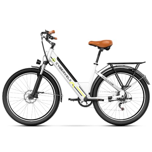 1000 Peak Electric Bike for Adults, 80 Miles Removable Battery, 26" 7-Speed D960