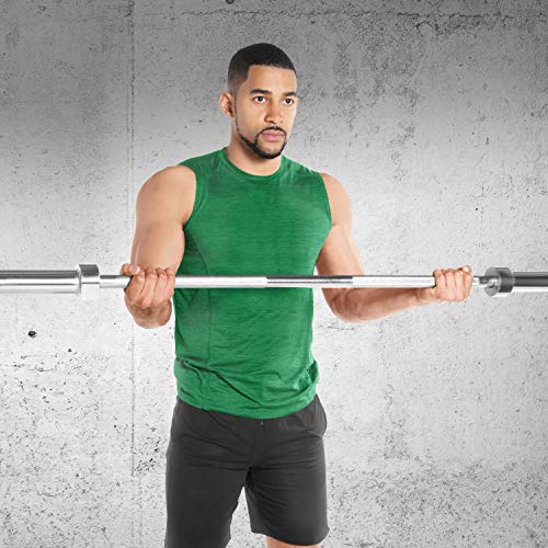 CAP Barbell 2-Inch Olympic Barbell Bars 5 ft, 6 ft, 7 ft Z63523