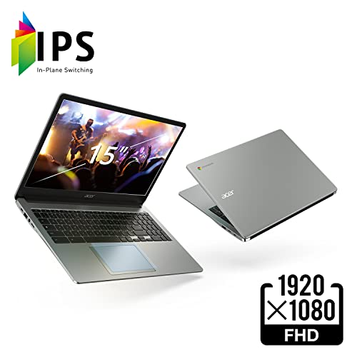 Acer Chromebook 315 Laptop 15.6" Full HD, Intel Celeron N4500, 4GB RAM, 64GB eMMC, Chrome OS P628753