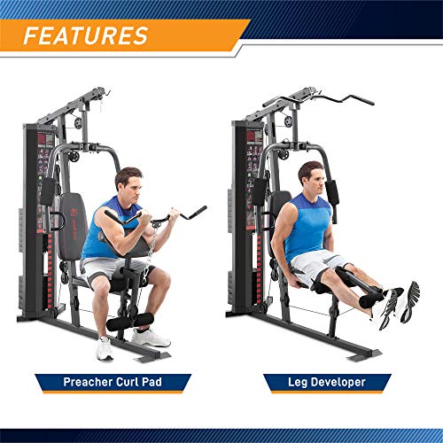 Marcy MWM-990 150-lb Multifunctional Home Gym Station C32016