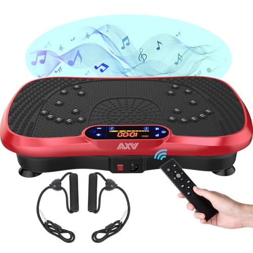 AXV Vibration Plate Fitness Platform Exercise Machine for Full Body Workout Q37919