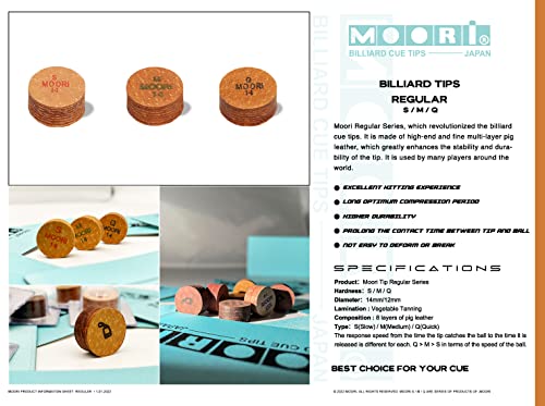 Moori Pool Cue Tip W75846