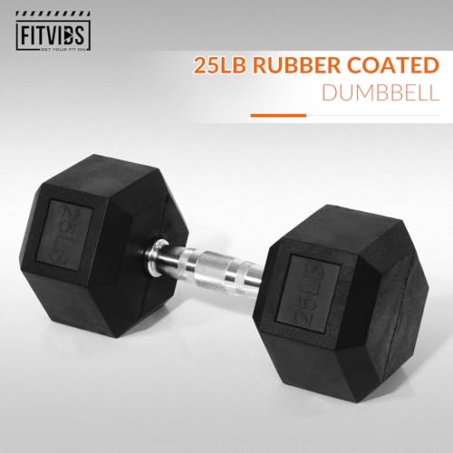 Hex Dumbbells Rubber Coated Hand Weights C709