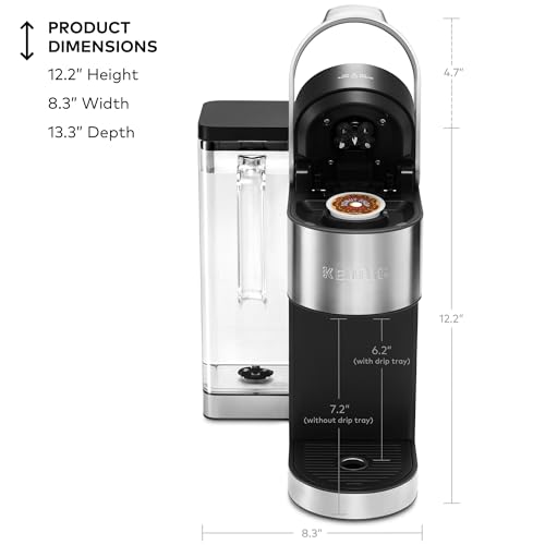 Keurig K-Supreme Plus Single Serve K-Cup Pod Coffee Maker, MultiStream Technology, 78oz Reservoir, Stainless Steel M6597