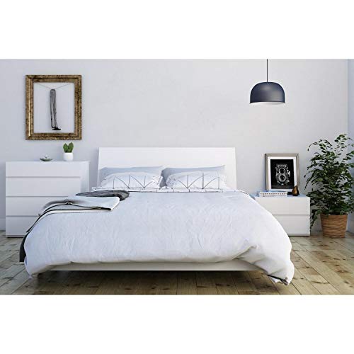 Nexera 225930 Storage Headboard Queen Ebony N174532