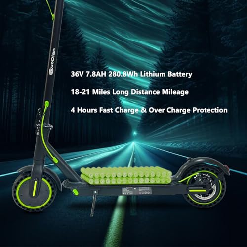 Electric Scooter for Adults, 500W Motor, 18-21 Miles Range, Foldable with LED Display N975561