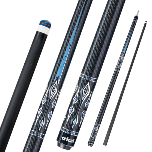 CRICAL Carbon Fiber Pool Cue Stick 58" with 12.5mm Tip J317692