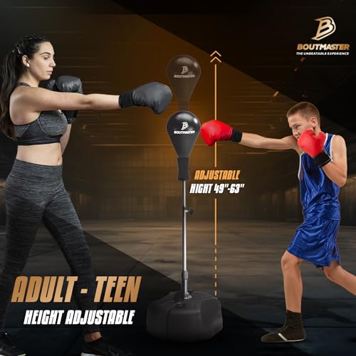 Adjustable Punching Bag with Stand for Teens & Adults Boxing Training X88412