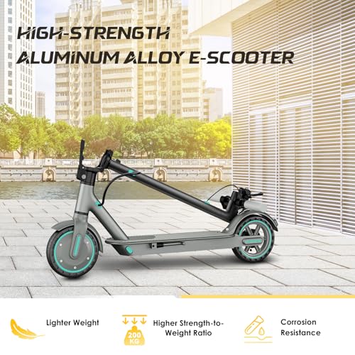 Electric Scooter for Adults, 19Mph, 15/21 Miles Range, Foldable with App Control O825633