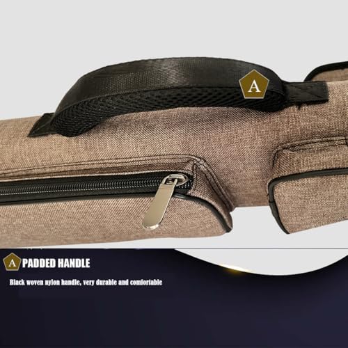 Champion Nylon/Leatherette Billiard Pool Cue Stick Hard Carrying Case Y844595