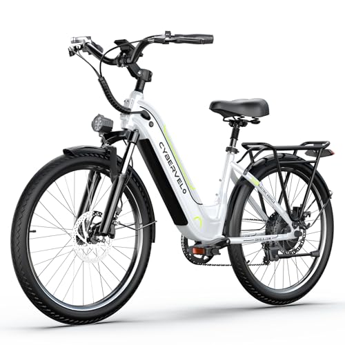 1000 Peak Electric Bike for Adults, 80 Miles Removable Battery, 26" 7-Speed D960