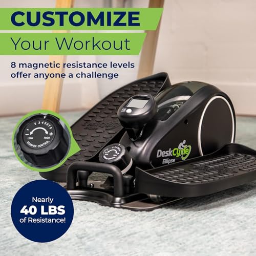 DeskCycle Ellipse Leg Exerciser Under Desk Elliptical Machine X73506