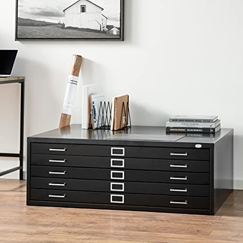 Safco Products 4997WHR Flat File Closed Base for 5-Drawer, White R19808