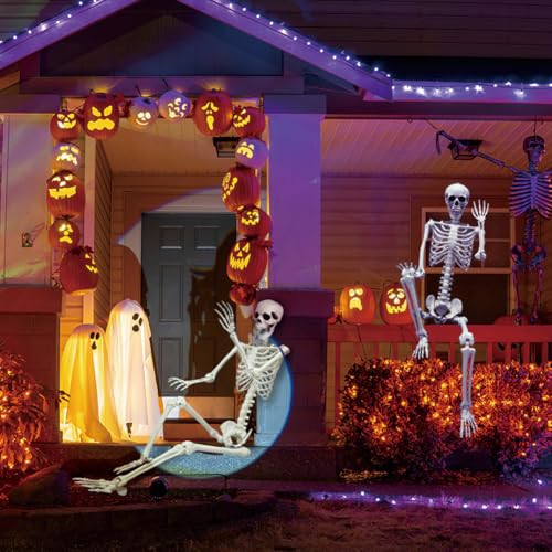 UMEELR 5.9FT Poseable Life Size Skeleton for Halloween Decoration B873000