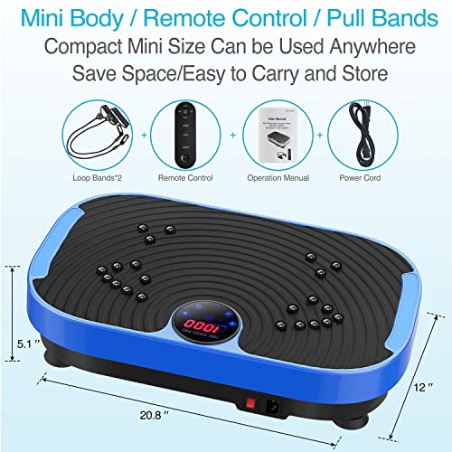 AXV Vibration Plate Exercise Machine Whole Body Workout Fitness Platform K84986
