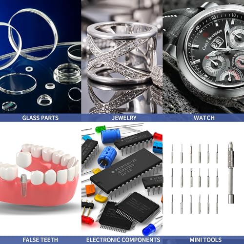 Ultrasonic Cleaner 800ml 40kHz with Timer for Jewelry Watch Ring J481292