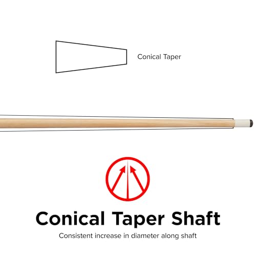 Viper One-Piece 57" Maple Bar Billiard Cues 4-Cue Assortment C8705