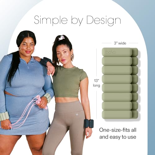 Bala Bangles Wrist & Ankle Weights Adjustable Silicone Set for Women Men Y10032