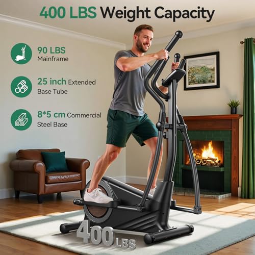 Niceday Elliptical Machine for Home, Magnetic Trainer with 16 Resistance Levels Q78334