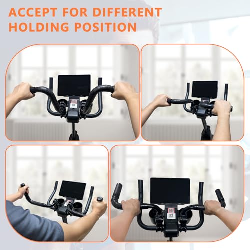 Handlebar Extender for Peloton Indoor Exercise Bikes, Sheep-horn with Black Tapes & Grips F973
