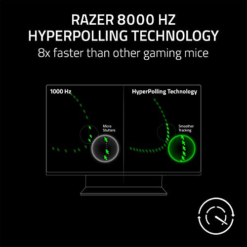 Razer DeathAdder V3 Wired Gaming Mouse, 59g Ultra Lightweight, Focus Pro 30K Sensor, Black T912082