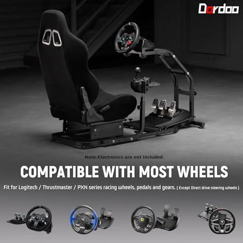 Dardoo G29 Racing Simulator Cockpit with Adjustable Race Seat R20572