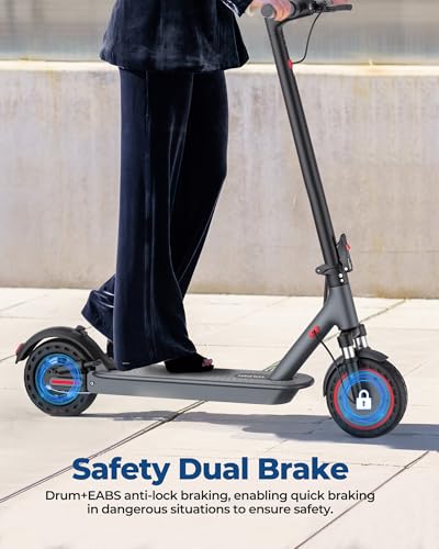 VOLPAM Electric Scooter, 350W/500W, 8.5"/10" Tires, Folding E-Scooter with Dual Braking Q653200