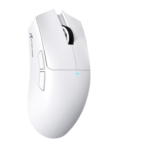 Attack Shark X11SE Wireless Gaming Mouse, Tri-Mode 22K DPI, 59g, Berry Red Y3775