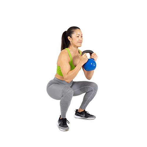ProsourceFit Vinyl Coated Cast Iron Kettlebells A401