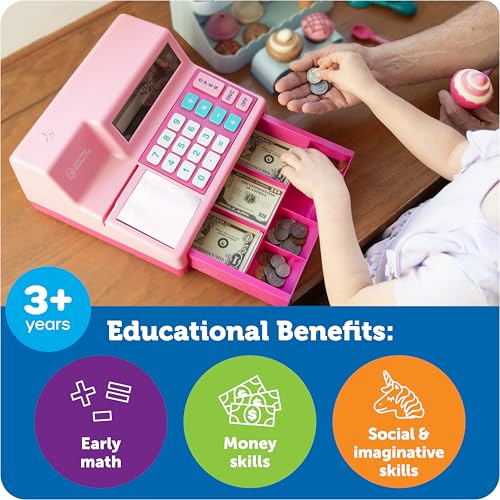 Learning Resources Pretend & Play Calculator Cash Register Toy for Kids H91438