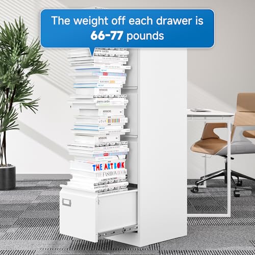 2 Drawer Vertical File Cabinet with Lock for Letter Size, Steel Office Storage Y50014
