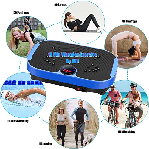 AXV Vibration Plate Exercise Machine Whole Body Workout Fitness Platform K84986