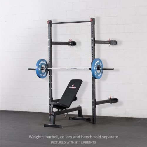 Titan Fitness T-3 Series 82" Wall Mounted Folding Power Rack Q348