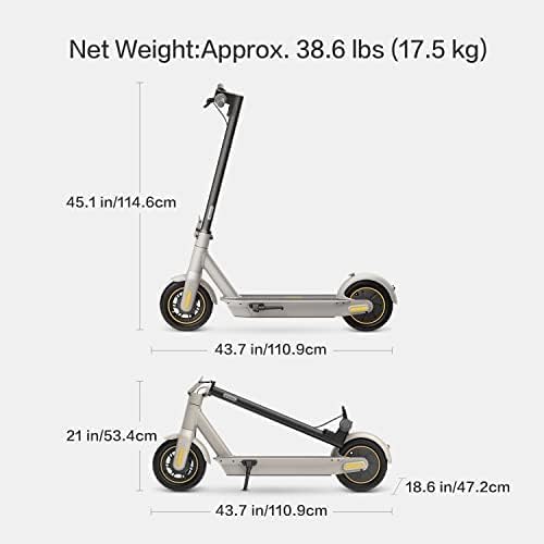 Segway Ninebot MAX Electric Kick Scooter for Adults, Dual Suspension K1675