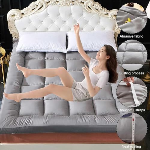Futon Mattress Japanese Floor Mattress Full Size, Breathable Folding Sleeping Pad Y804