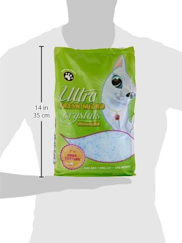 Ultra Fresh Micro Crystals Cat Litter, Summer Breeze Scent, 5lb S61797