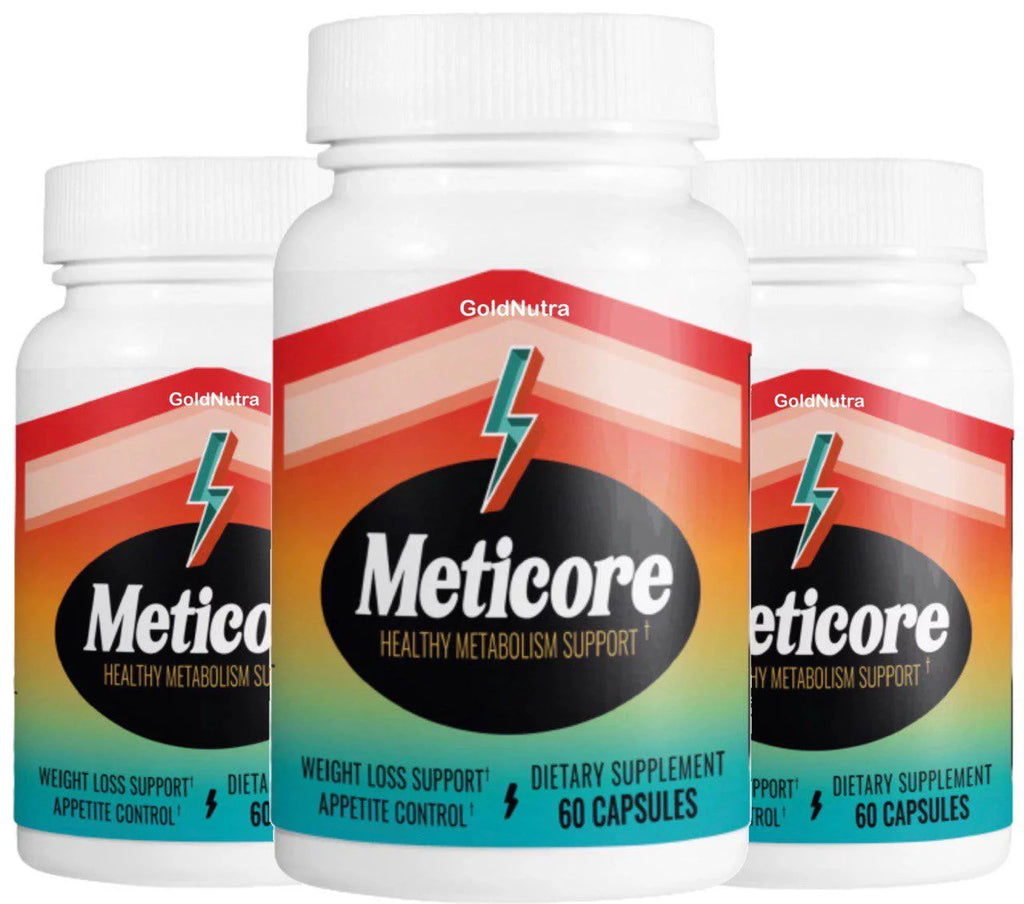 Meticore Metabolism Pills for Weight Management, 60 Capsules F3882