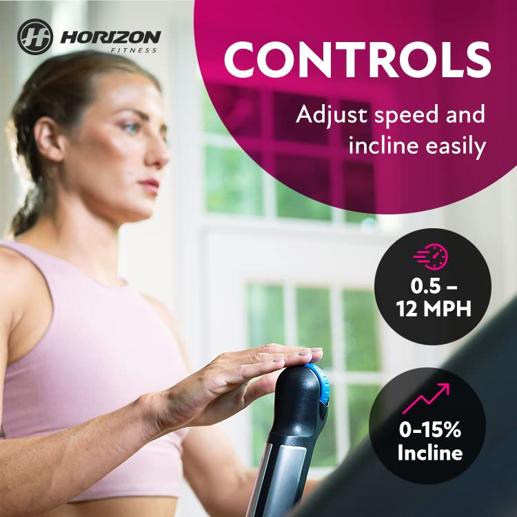 Horizon Fitness 7.4 at Studio Series Smart Treadmill with Bluetooth and Incline V401324