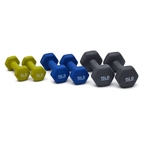 Amazon Basics Neoprene Dumbbell Hand Weights G9434