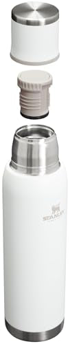Stanley Adventure-To-Go Vacuum Bottle 25 oz Wide Mouth Insulated Stainless Steel Thermos, Blue Glow D5617