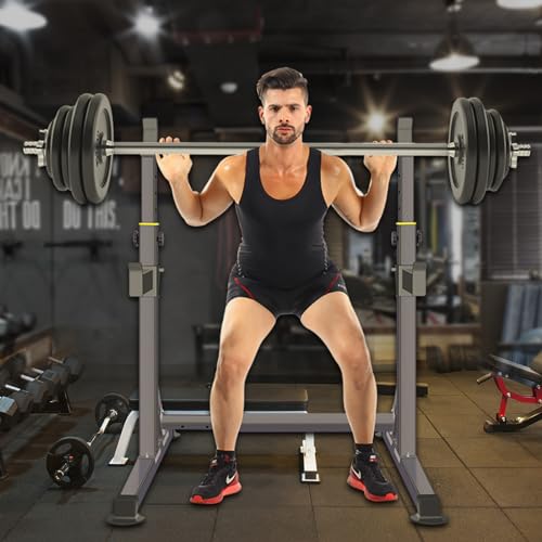 Adjustable Squat Rack for Home Gym Weight Lifting C7361