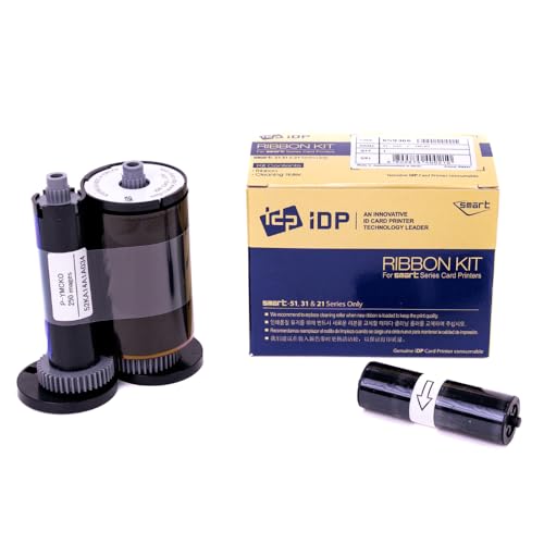 IDP SMART-31 Series ID Card Simplex Printer Kit with Windows ID Software and 250-Print YMCKO Ribbon H762667