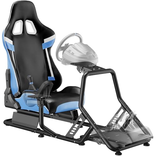 ARES WING Racing Simulator Cockpit with Monitor Mount and Seat P60837