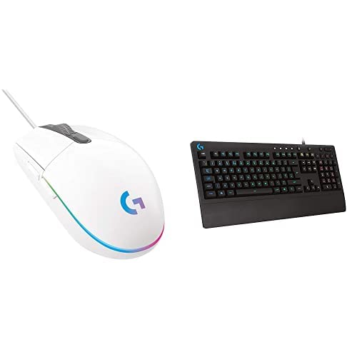 Logitech G203 Wired Gaming Mouse, 8,000 DPI, RGB, 6 Programmable Buttons, PC/Mac - Black U28629