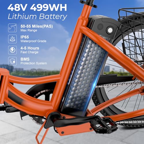 ANCHEER Electric Tricycle for Adults, 600W Folding 3-Wheel Ebike, 55 Miles Range W6516